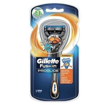Gillette Fusion Proglide Flexball Razor + Mes - 1 + 1 st.