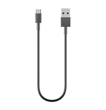 Mini Datakabel & Oplaadkabel - - Micro USB naar USB kabel - 30 cm - Zwart