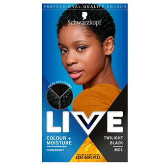 Schwarzkopf LIVE Intense Permanente Kleur - Haarkleur - M01 Twilight Black