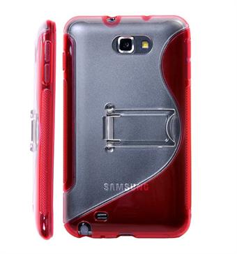 Samsung Galaxy Note met Stand (rood)