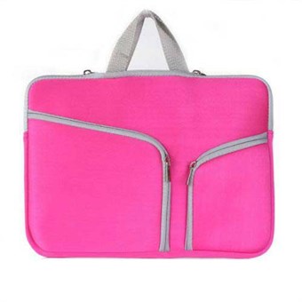 Macbook 11.6" Smart Handtas - Roze