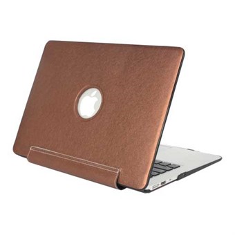 Macbook Pro Retina 12" Zijde Textuur Hoes - Bruin