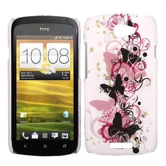 HTC ONE S Vlinders Cover (Streep)