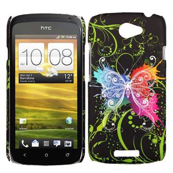 HTC ONE S Vlinders Cover (Neon)