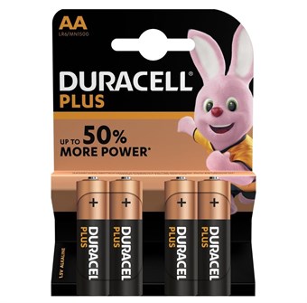 Duracell Plus Power alkaline AA-batterij - 4 st.