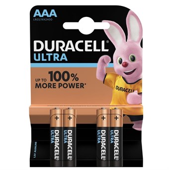 Duracell AAA / MX2400 / Ultra Power Batterijen (4 st.)