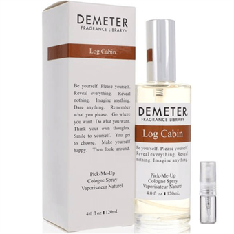 Demeter Log Cabin - Eau de Cologne - Geurmonster - 2 ml