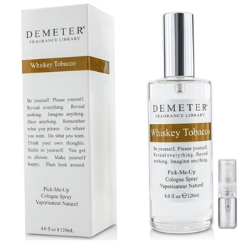 Demeter Whiskey Tobacco - Eau de Cologne - Geurmonster - 2 ml