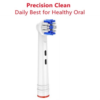 Losse Opzetborstels voor Braun Oral-B Elektrische Tandenborstel - 4 stuks - Precision Clean