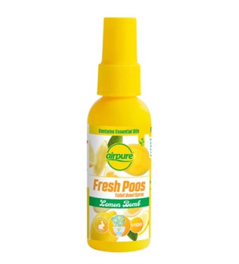 AirPure Fresh Poos Toiletspray - Lemon Bomb - 1 stuk