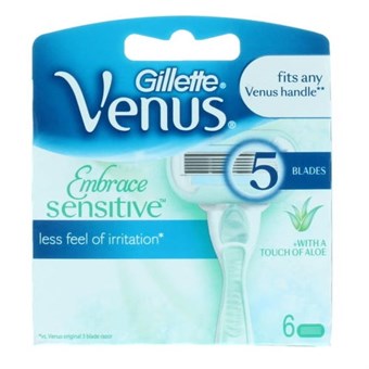 Gillette Venus Embrace Gevoelige Mesjes - 6 st.