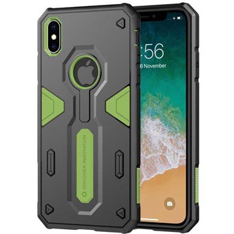 Schokbestendige pantserhoes in TPU voor iPhone XS Max - Groen