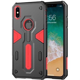 Schokbestendige pantserhoes in TPU voor iPhone XS Max - Rood