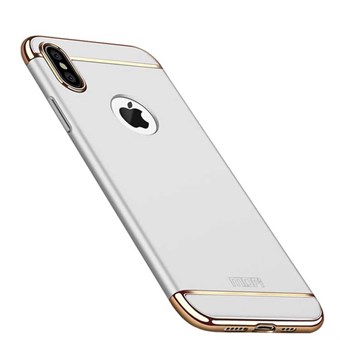 MOFI Slide In Cover voor iPhone XS Max - Zilver