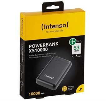 Intenso - Powerbank XS10000 - 53+ Timers Snel Opladen met USB-C