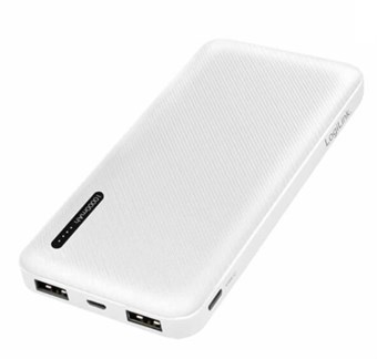 LogiLink - Mobiele Powerbank 10000 mAh - Microusb + USB-C