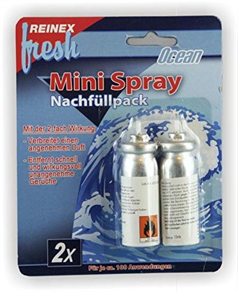 Reinex - Mini Luchtverfrisser Navulling - 2 x 10 ml - Oceaan