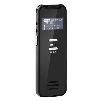 K603 Mini Monochrome LCD Handheld Voice Recorder, - 8G - Ondersteunt TF-kaart