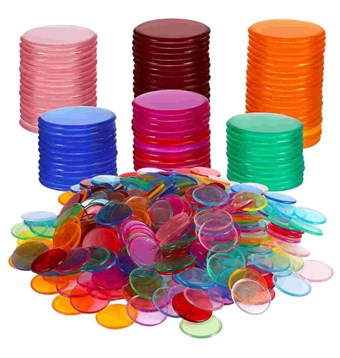 400 st. Bingo Fiches van Plastic