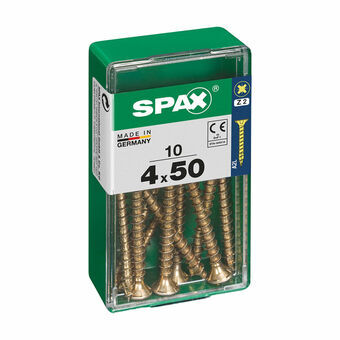 Schroefdoos SPAX 4081020400501 Houten schroef Platte kop (4 x 50 mm) (4,0 x 50 mm)