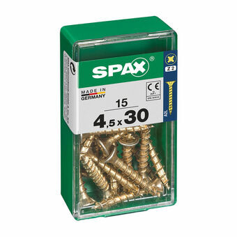 Schroefdoos SPAX 4081020450301 Houten schroef Platte kop (4,5 x 30 mm)