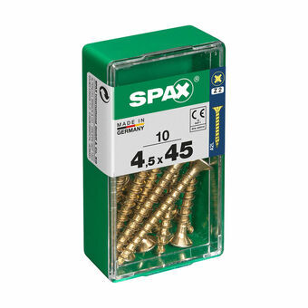 Schroefdoos SPAX 4081020450451 Houten schroef Platte kop (4,5 x 45 mm)