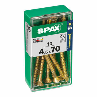 Schroefdoos SPAX 4081020450701 Houten schroef Platte kop (4,5 x 70 mm)