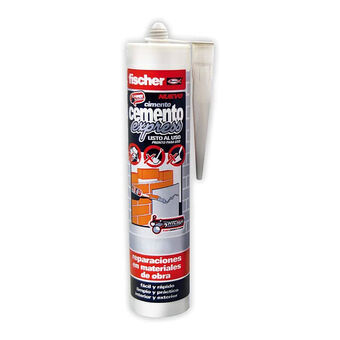 Verzegelaar/kleefstof Fischer 512348 Cement Donker grijs 310 ml