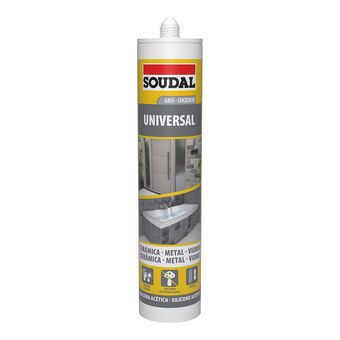 Siliconen Soudal 115927 Universeel Grijs 280 ml