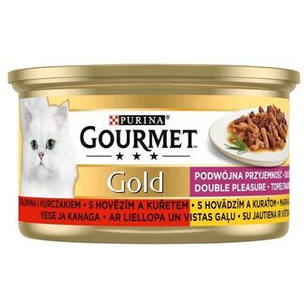Kattenvoer Purina Gourmet Gold Kip Kalfsvlees 85 g