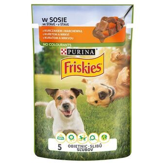 Natvoer Purina Friskies Kip Wortel 100 g