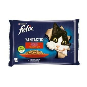 Kattenvoer Purina Fantastic Lam Konijnenvlees 340 g