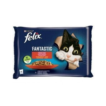 Kattenvoer Purina Fantastic Kip Kalfsvlees 340 g