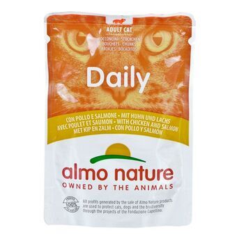 Kattenvoer Almo Nature Daily Kip Zalm 70 L 70 g