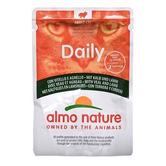 Kattenvoer Almo Nature Nature Daily Kalfsvlees Lam 70 L 70 g