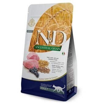 Kattenvoer Farmina N&D ANCESTRAL Volwassen Bosbessen Lam 5 kg