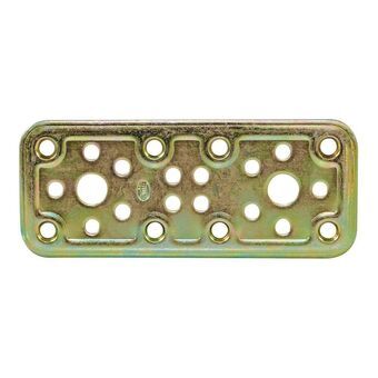 Bevestigingsplaatje AMIG 500-12120 Gouden Staal (160 x 50 mm)