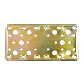 Bevestigingsplaatje AMIG 502-12123 Gouden Staal (185 x 90 mm)