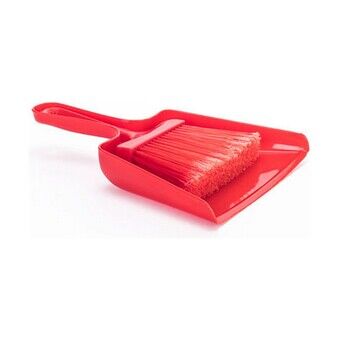 Bezem met Stoffer en Blik Schoonmaakset Universal Roze Plastic (18 x 4 x 25 cm)