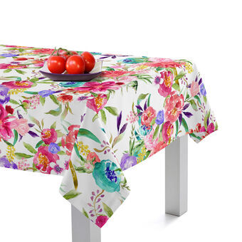 Tafelkleed HappyFriday Pink bloom Multicolour 150 x 150 cm