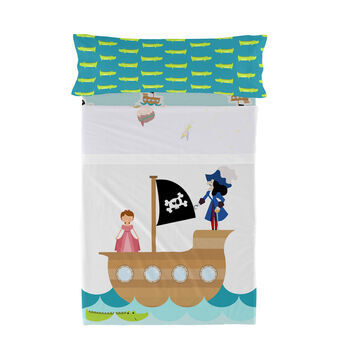 Set beddengoed HappyFriday Mr Fox Flying Boy Multicolour 2 Onderdelen