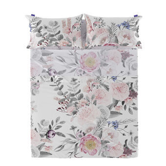 Bovenblad HappyFriday Delicate bouquet Multicolour 240 x 270 cm