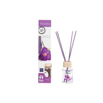 Parfum Sticks DKD Home Decor Paars (4 x 4 x 20 cm) (30 ml)