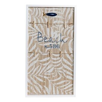 Fotolijst met Knijpers DKD Home Decor Beach Hout MDF (27.8 x 2.5 x 52 cm)