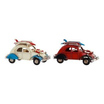 Voertuig DKD Home Decor Decoratief Metaal Auto (2 pcs) (11.3 x 5 x 5.7 cm)