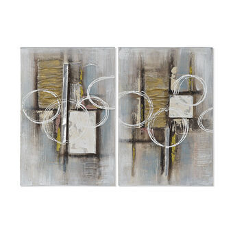 Schilderij DKD Home Decor Abstract Modern (60 x 3 x 40 cm) (2 stuks)