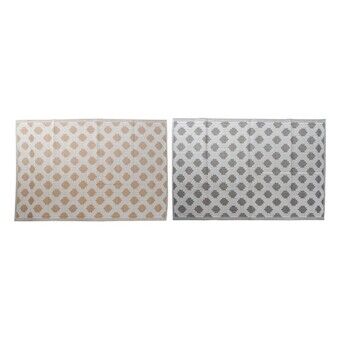 Tapijt DKD Home Decor Zwart Grijs Polypropyleen (2 pcs) (150 x 210 x 1 cm)