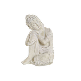 Decoratieve figuren DKD Home Decor Grijs Boeddha Hars (17 x 17 x 26 cm)