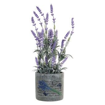 Sierplant DKD Home Decor Lavendel PVC Cement (13 x 13 x 44 cm)