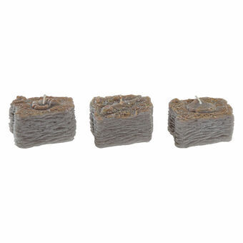 Kaars DKD Home Decor Mediterrane (3 pcs) (8 x 7.4 x 4.6 cm)